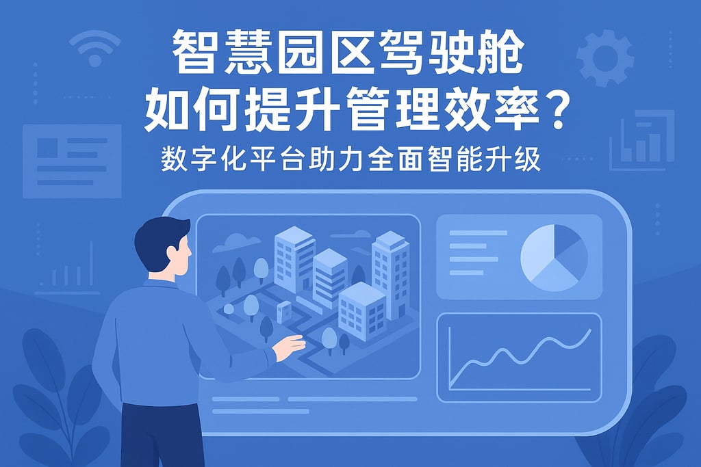 智慧园区驾驶舱如何提升管理效率？数字化平台助力全面智能升级