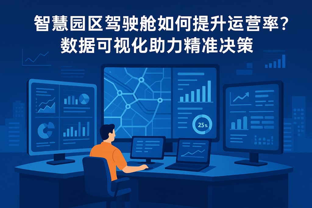 智慧园区驾驶舱如何提升运营效率？数据可视化助力精准决策