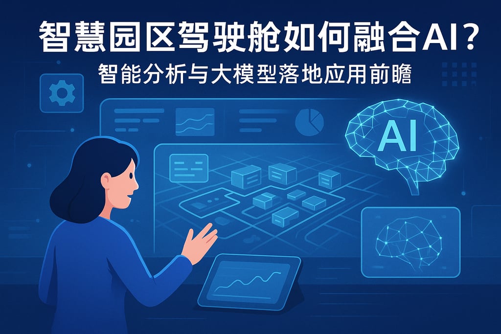 智慧园区驾驶舱将如何融合AI？智能分析与大模型落地应用前瞻