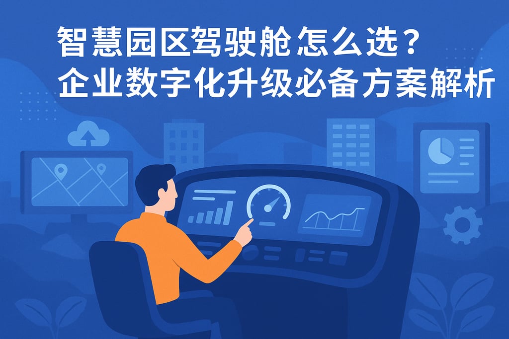 智慧园区驾驶舱怎么选？企业数字化升级必备方案解析