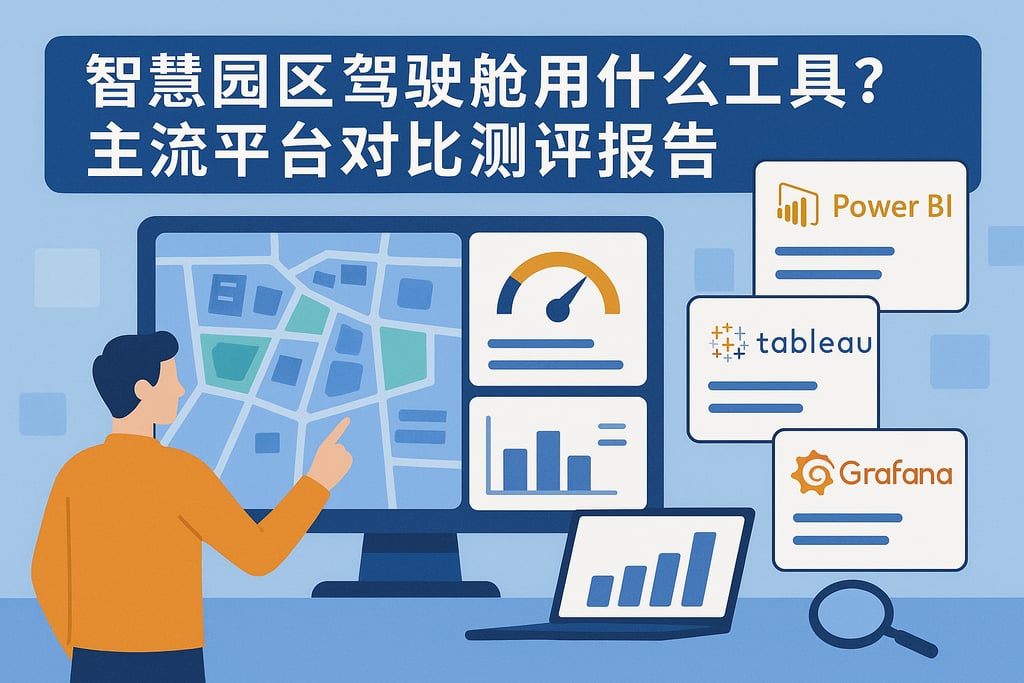 智慧园区驾驶舱用什么工具？主流平台对比测评报告