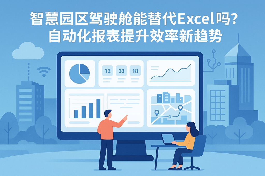 智慧园区驾驶舱能替代Excel吗？自动化报表提升效率新趋势