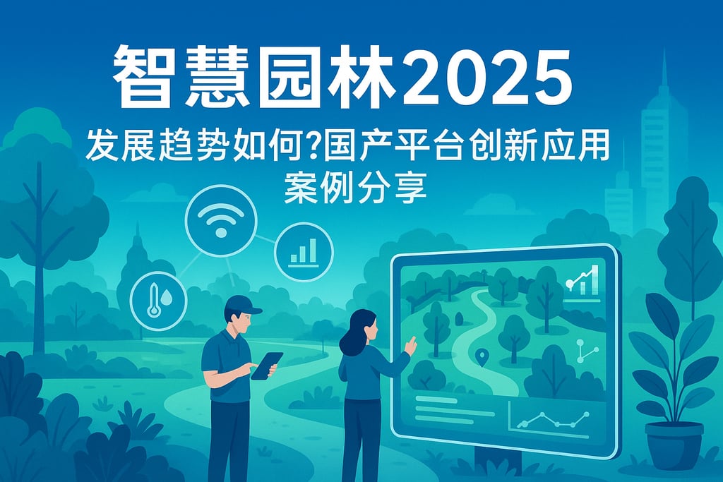智慧园林2025发展趋势如何？国产平台创新应用案例分享