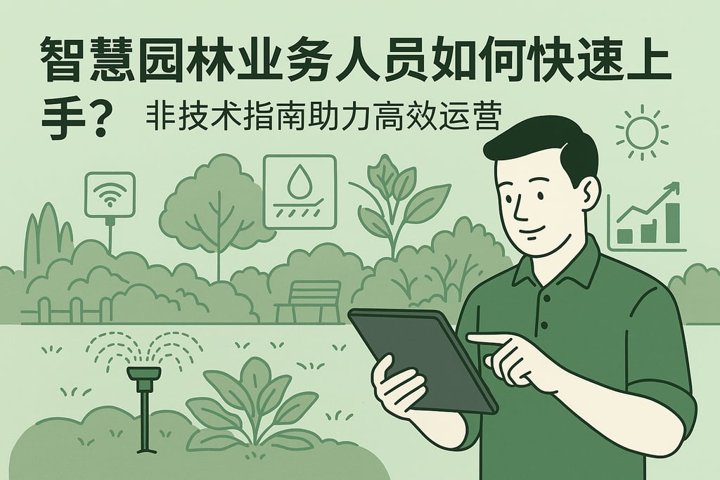 智慧园林业务人员如何快速上手？非技术指南助力高效运营
