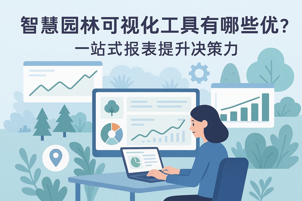 智慧园林可视化工具有哪些优势？一站式报表提升决策力