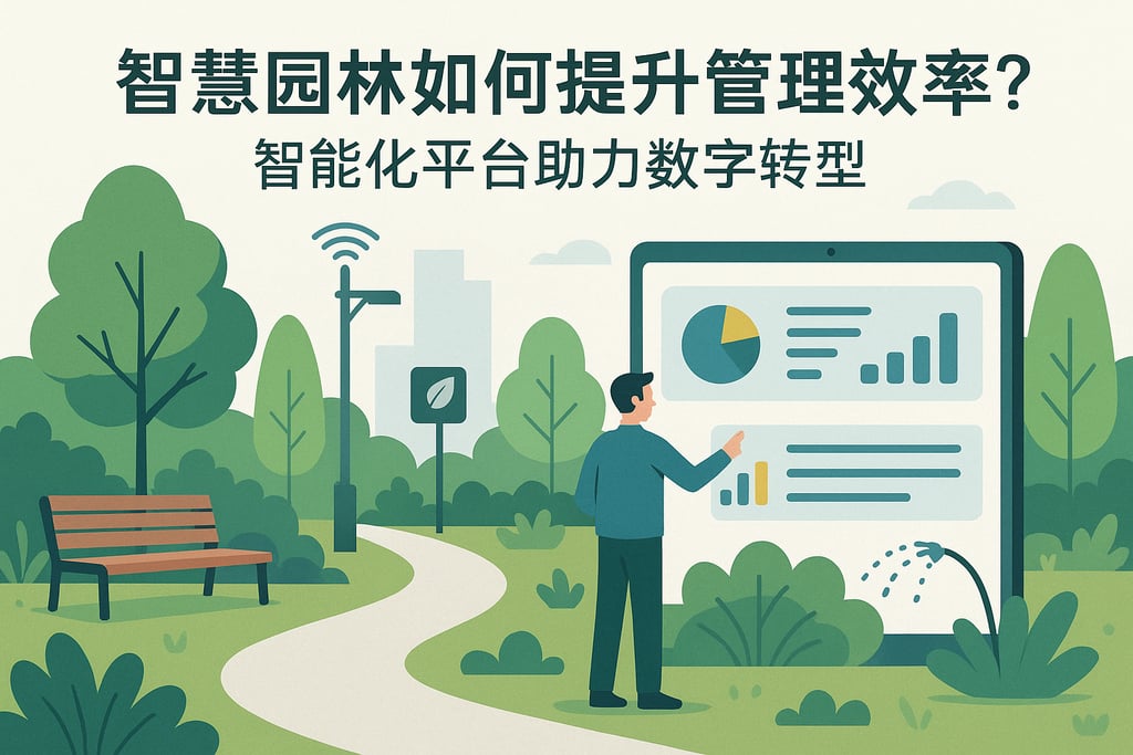 智慧园林如何提升管理效率？智能化平台助力数字转型