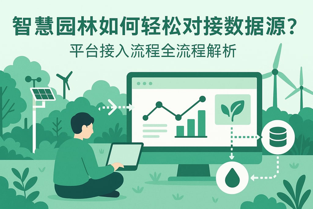 智慧园林如何轻松对接数据源？平台接入流程全流程解析