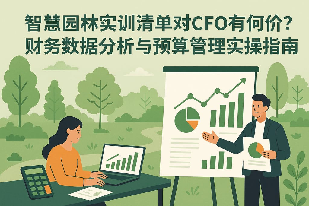 智慧园林实训清单对CFO有何价值？财务数据分析与预算管理实操指南