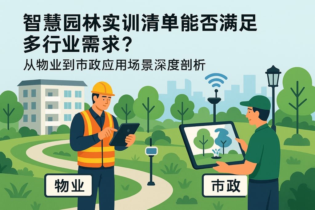 智慧园林实训清单能否满足多行业需求？从物业到市政应用场景深度剖析