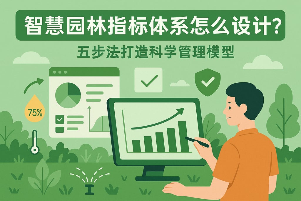 智慧园林指标体系怎么设计？五步法打造科学管理模型