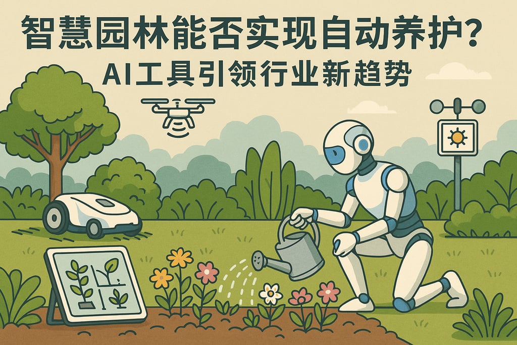 智慧园林能否实现自动养护？AI工具引领行业新趋势