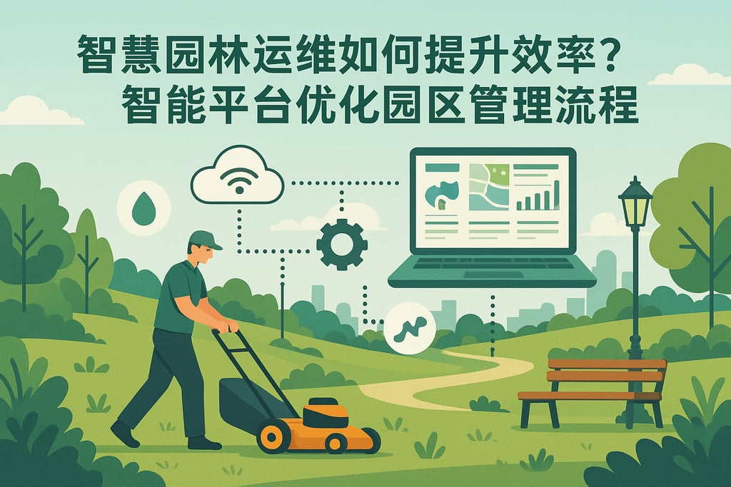 智慧园林运维如何提升效率？智能平台优化园区管理流程