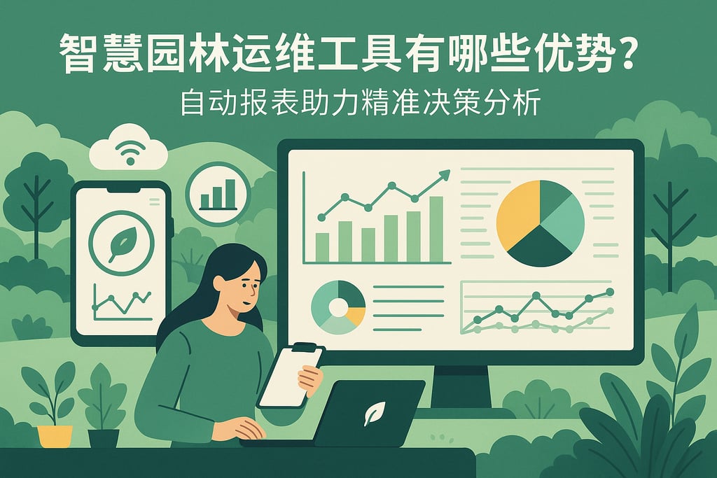 智慧园林运维工具有哪些优势？自动报表助力精准决策分析