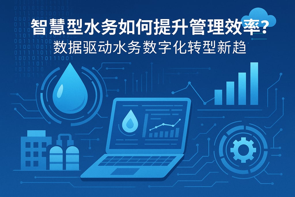 智慧型水务如何提升管理效率？数据驱动水务数字化转型新趋势