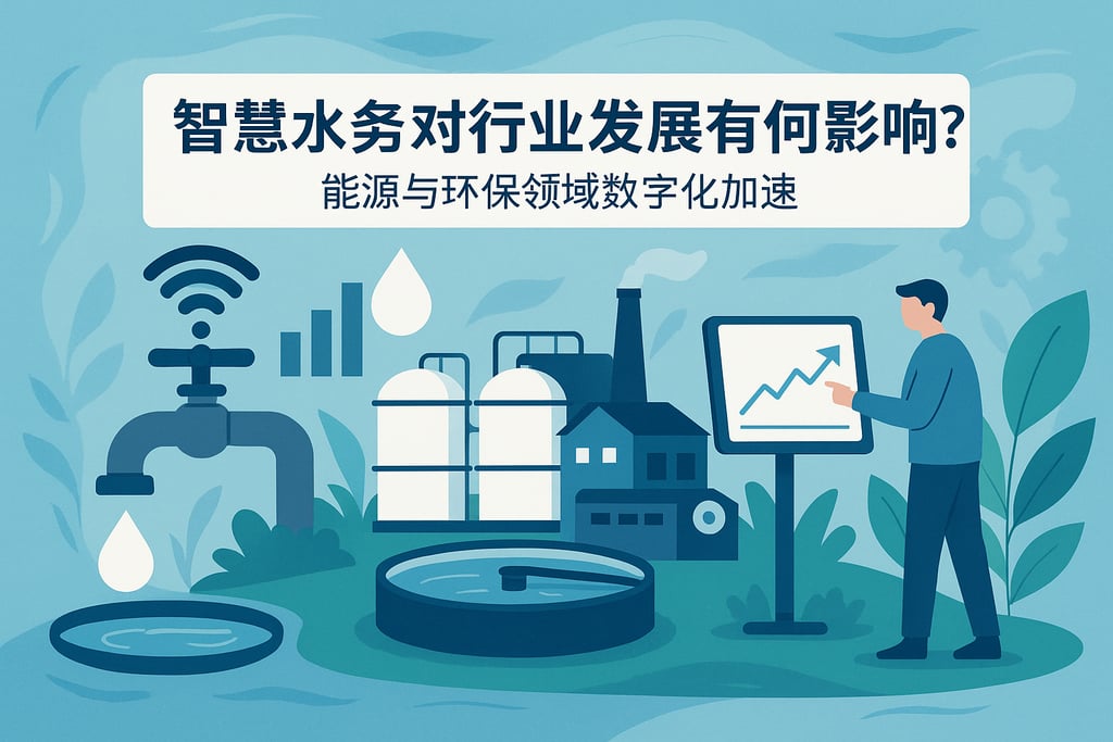 智慧型水务对行业发展有何影响？能源与环保领域数字化加速