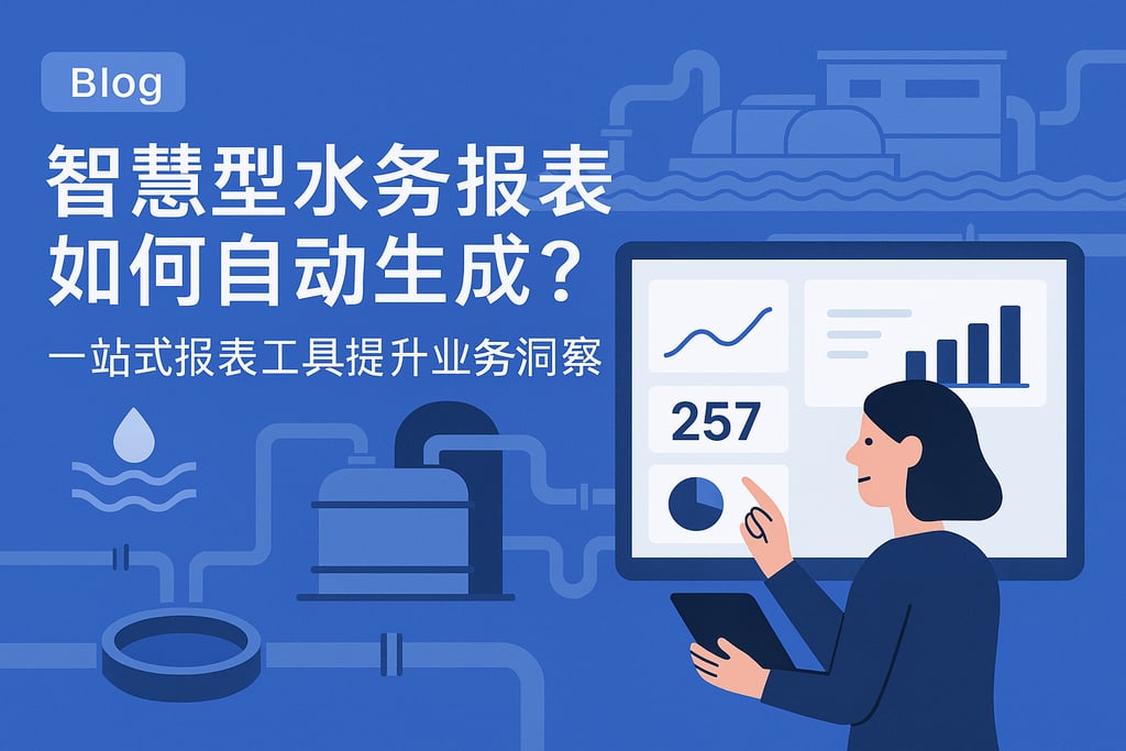 智慧型水务报表如何自动生成？一站式报表工具提升业务洞察