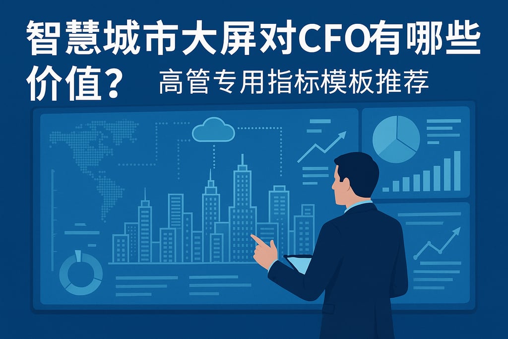 智慧城市大屏对CFO有哪些价值？高管专用指标模板推荐