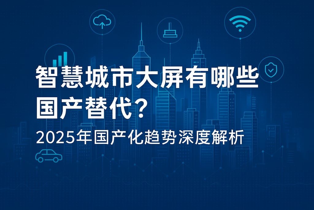 智慧城市大屏有哪些国产替代？2025年国产化趋势深度解析