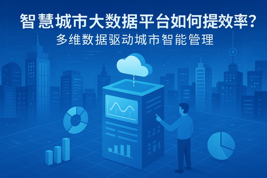 智慧城市大数据平台如何提升效率？多维数据驱动城市智能管理