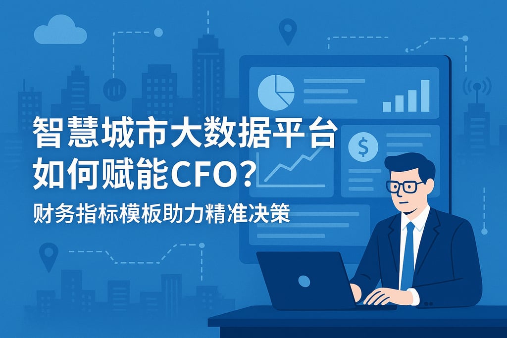 智慧城市大数据平台如何赋能CFO？财务指标模板助力精准决策