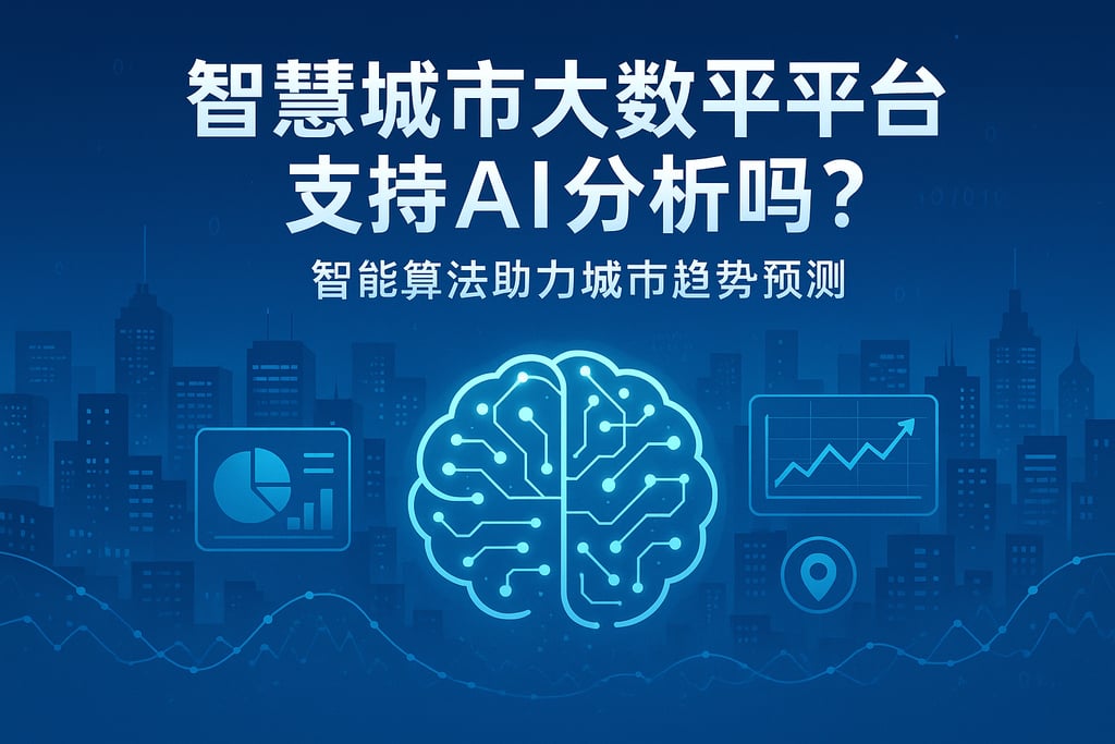 智慧城市大数据平台支持AI分析吗？智能算法助力城市趋势预测