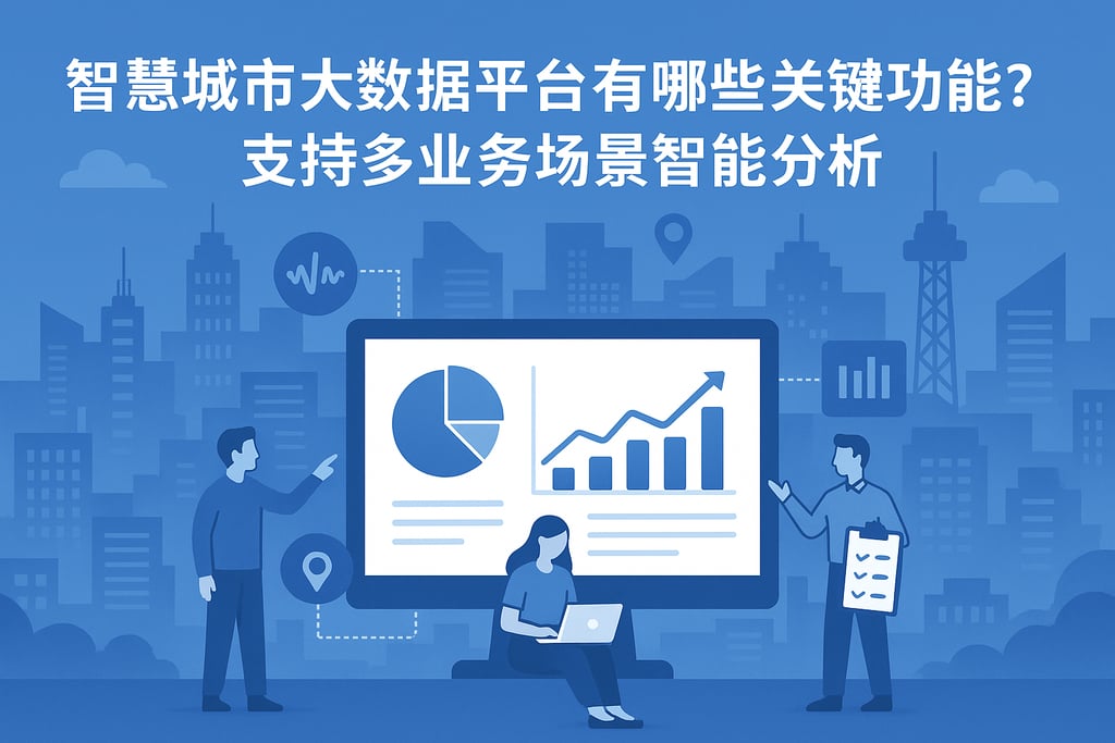 智慧城市大数据平台有哪些关键功能？支持多业务场景智能分析