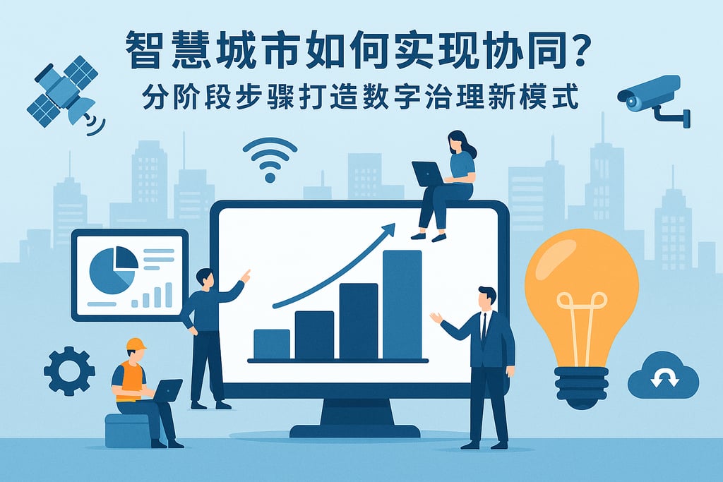 智慧城市如何实现协同？分阶段步骤打造数字治理新模式