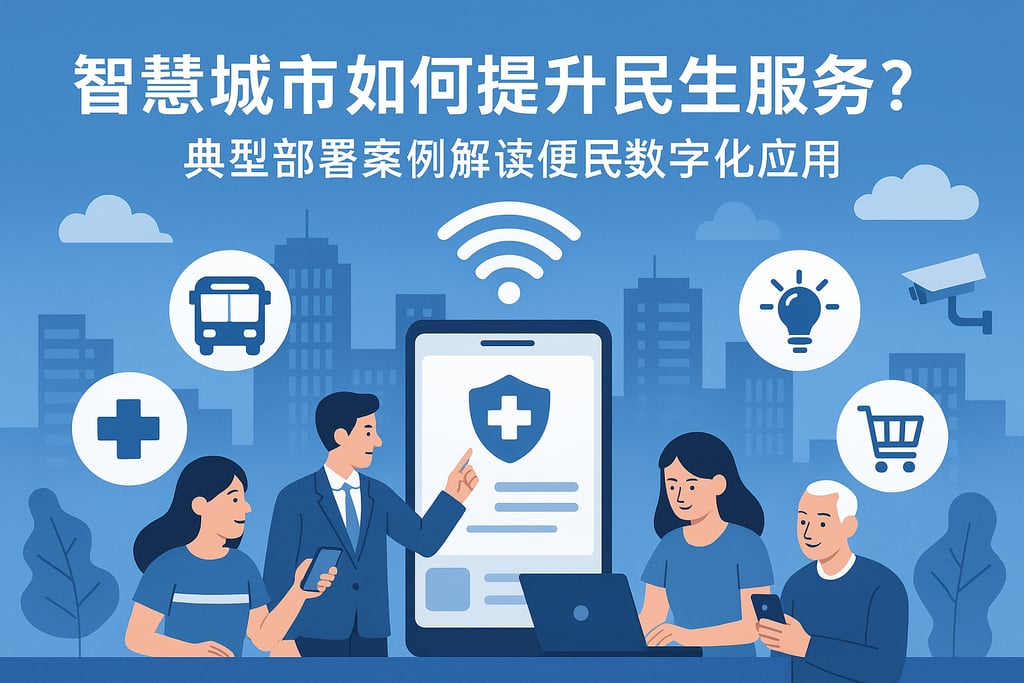 智慧城市如何提升民生服务？典型部署案例解读便民数字化应用