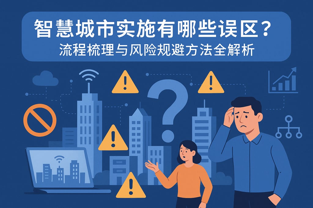 智慧城市实施有哪些误区？流程梳理与风险规避方法全解析