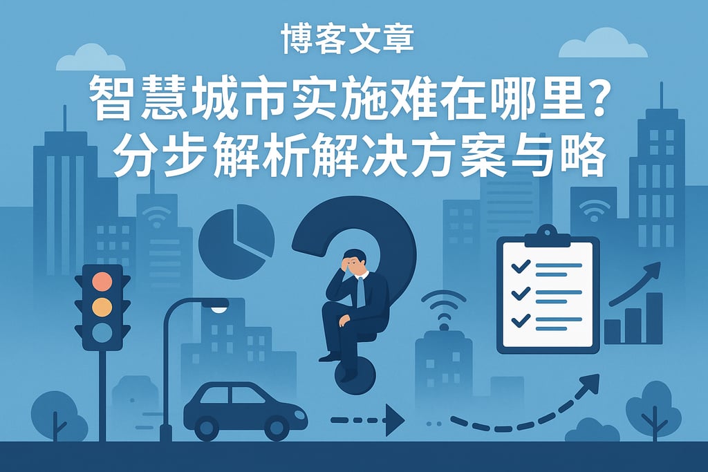 智慧城市实施难在哪里？分步解析解决方案与策略