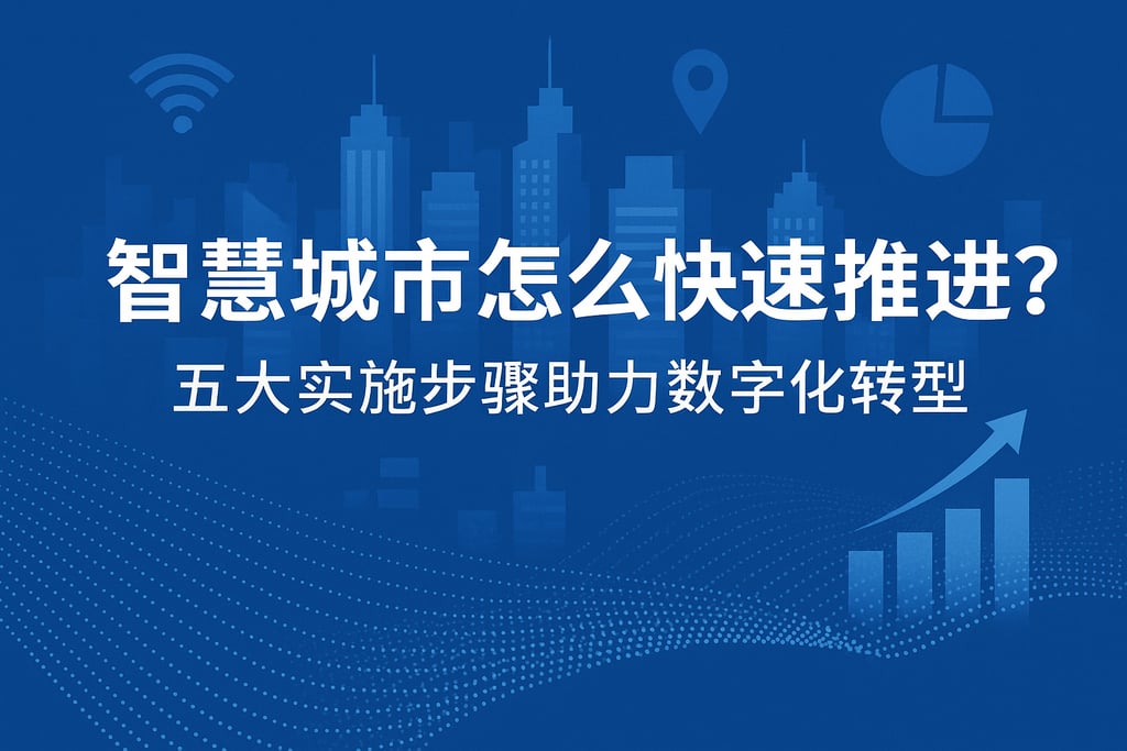 智慧城市怎么快速推进？五大实施步骤助力数字化转型