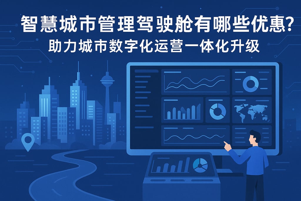 智慧城市管理驾驶舱有哪些优势？助力城市数字化运营一体化升级