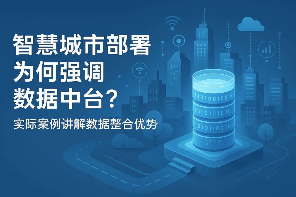 智慧城市部署为何强调数据中台？实际案例讲解数据整合优势