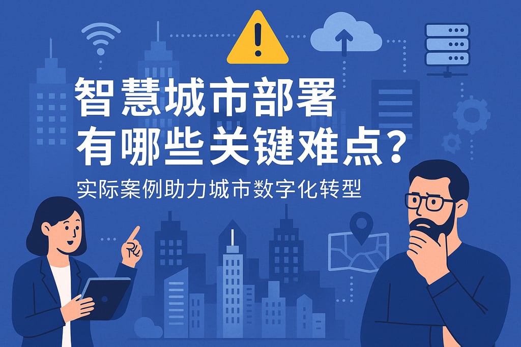 智慧城市部署有哪些关键难点？实际案例助力城市数字化转型