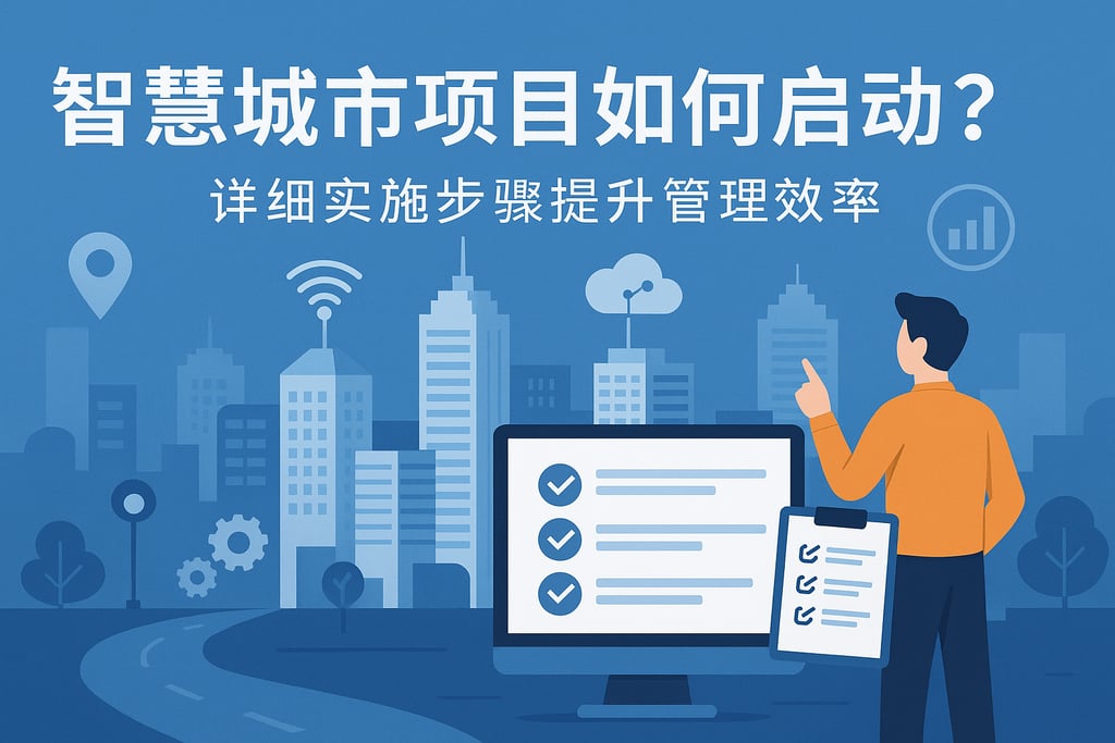智慧城市项目如何启动？详细实施步骤提升管理效率