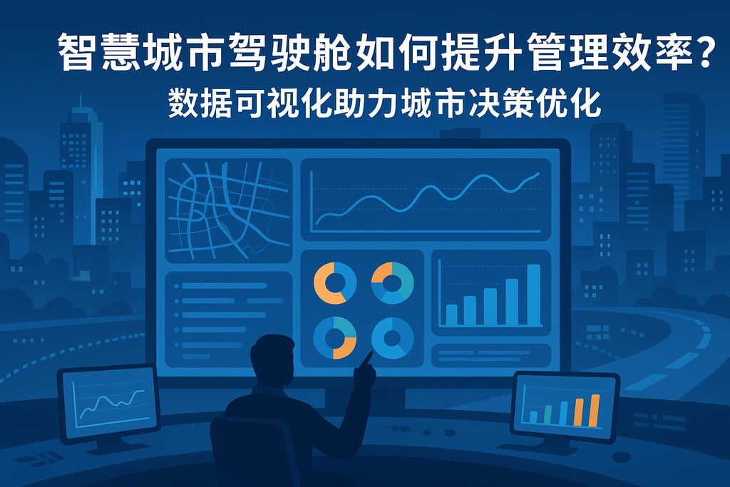 智慧城市驾驶舱如何提升管理效率？数据可视化助力城市决策优化