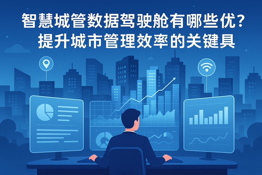 智慧城管数据驾驶舱有哪些优势？提升城市管理效率的关键工具