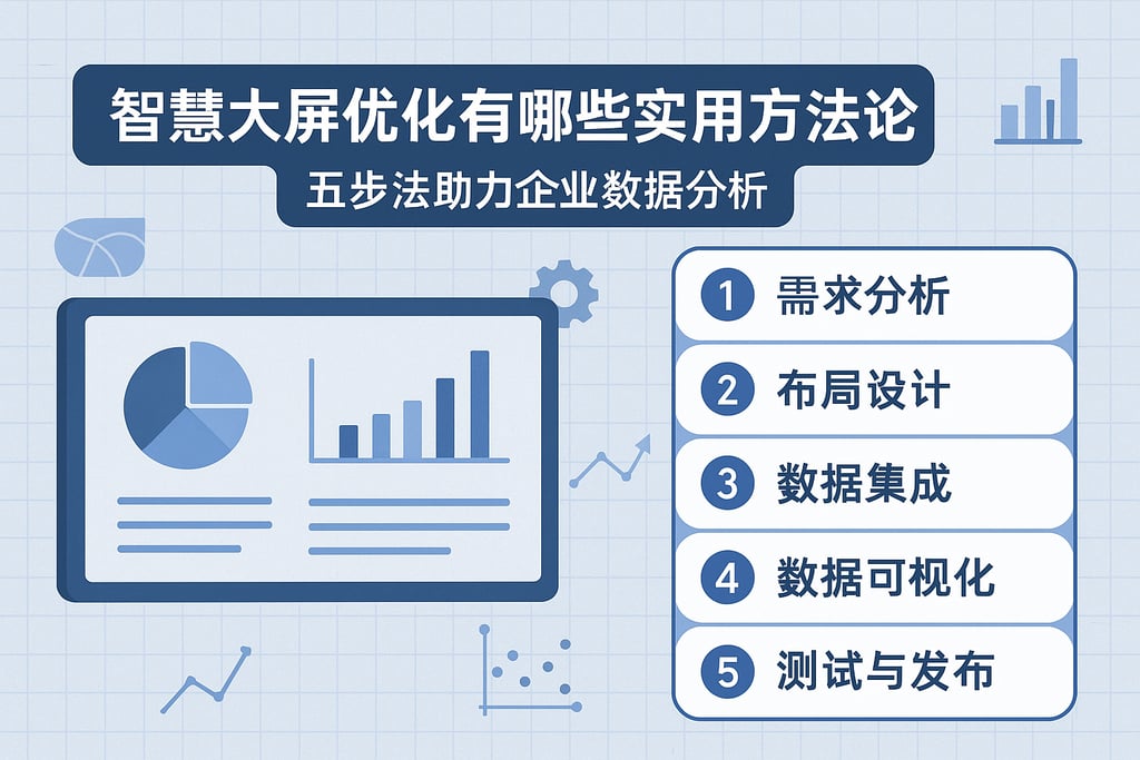 智慧大屏优化有哪些实用方法论？五步法助力企业数据分析