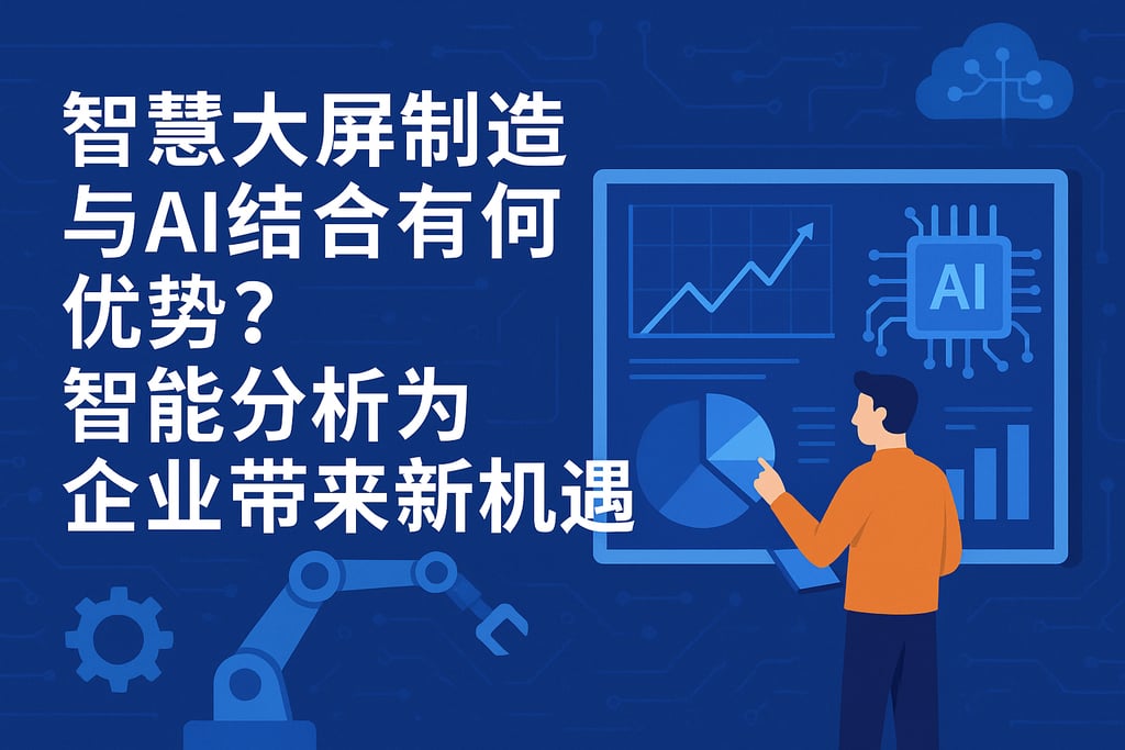 智慧大屏制造与AI结合有何优势？智能分析为企业带来新机遇
