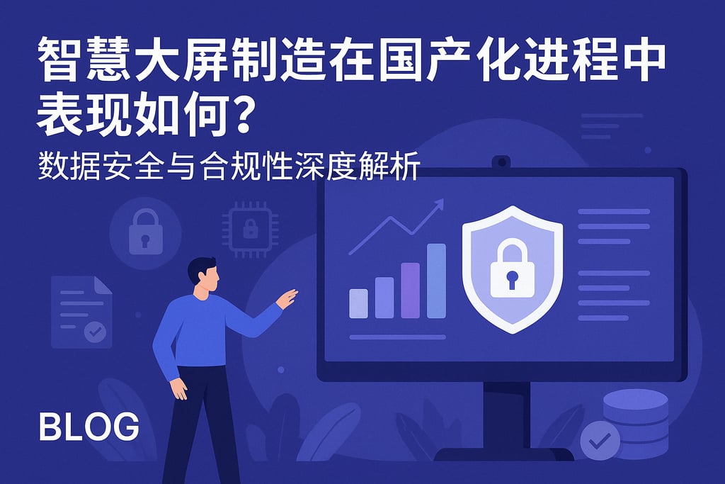 智慧大屏制造在国产化进程中表现如何？数据安全与合规性深度解析