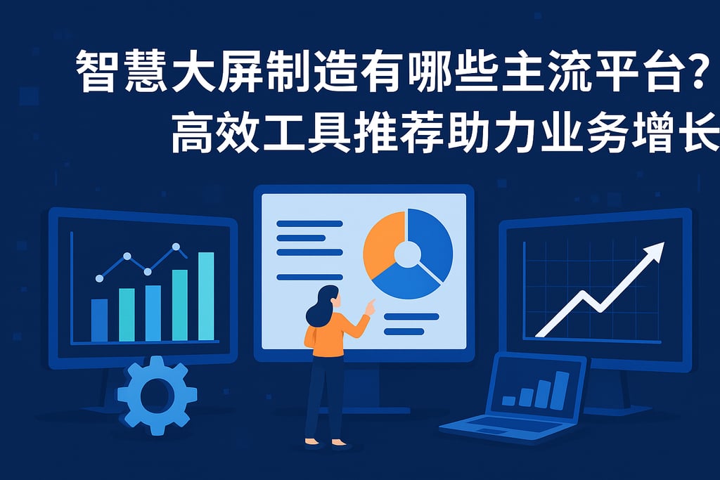 智慧大屏制造有哪些主流平台？高效工具推荐助力业务增长