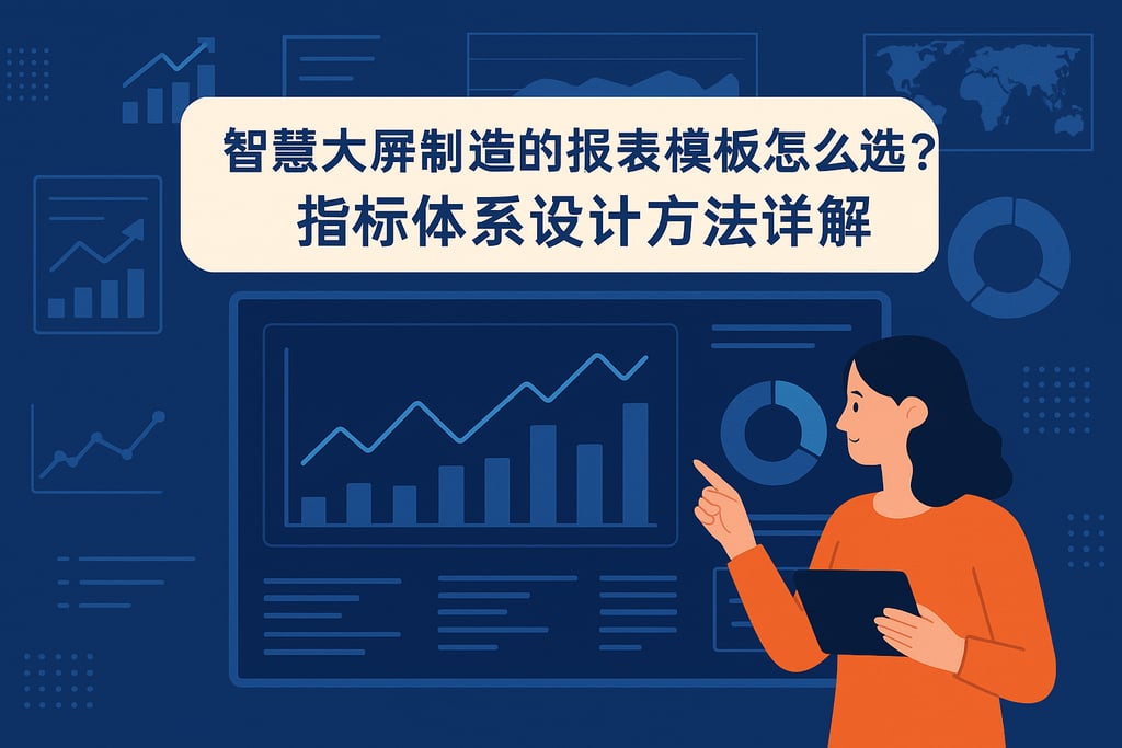 智慧大屏制造的报表模板怎么选？指标体系设计方法详解