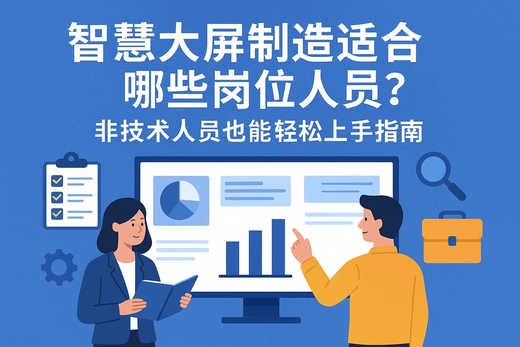 智慧大屏制造适合哪些岗位人员？非技术人员也能轻松上手指南