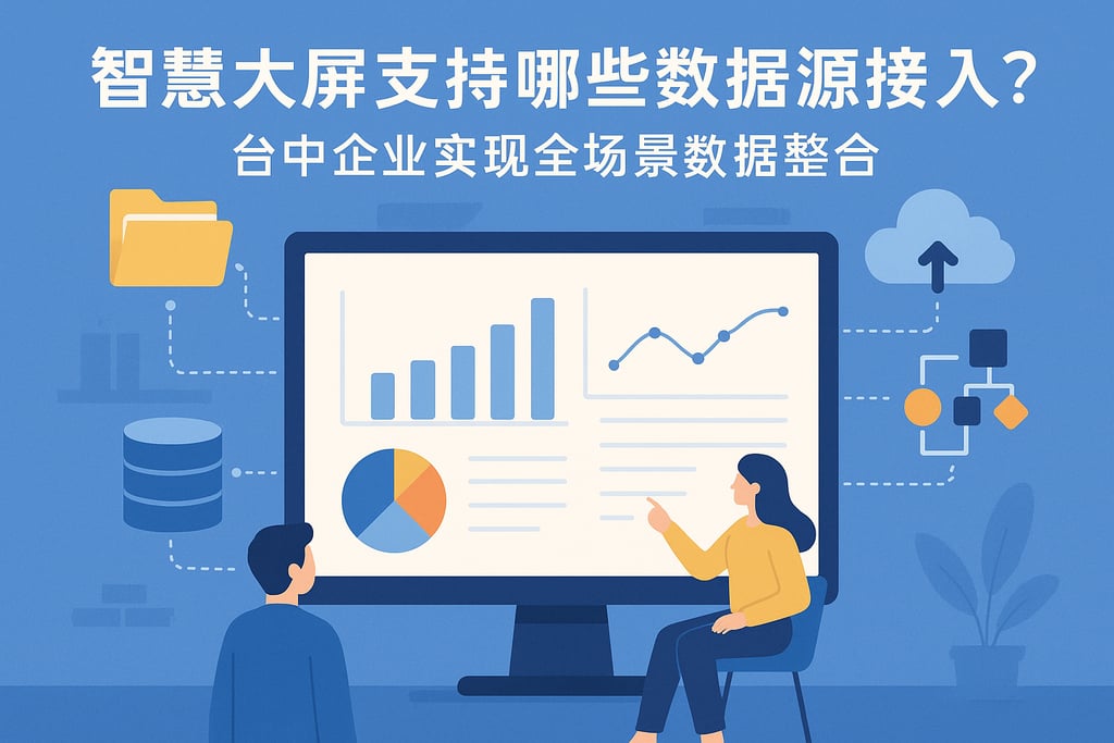 智慧大屏支持哪些数据源接入？台中企业实现全场景数据整合