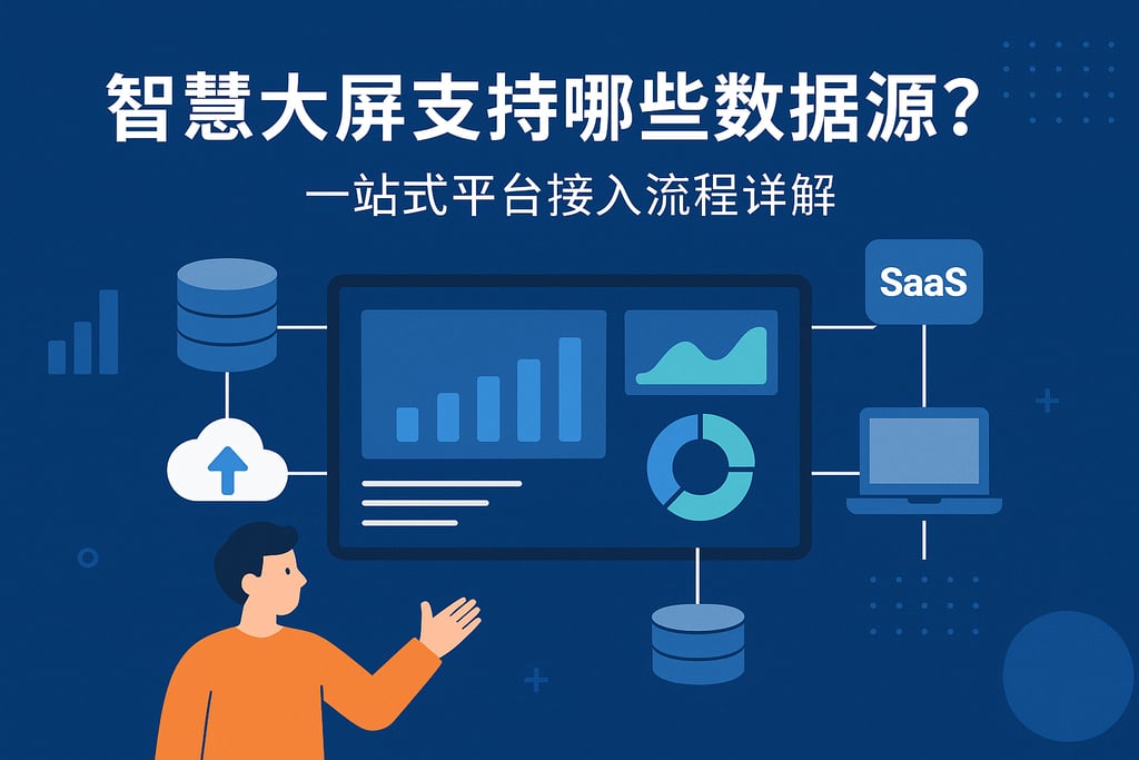 智慧大屏支持哪些数据源？一站式平台接入流程详解
