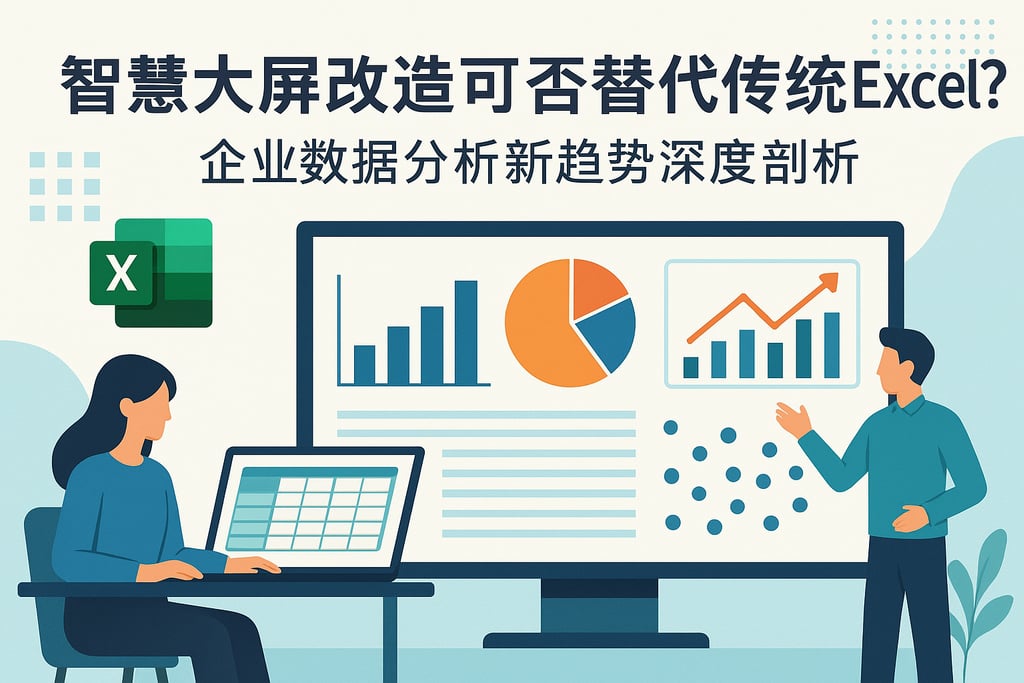 智慧大屏改造可否替代传统Excel？企业数据分析新趋势深度剖析