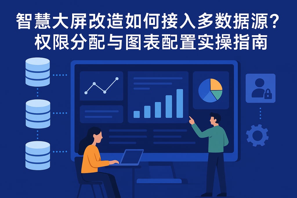 智慧大屏改造如何接入多数据源？权限分配与图表配置实操指南