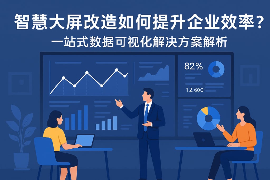 智慧大屏改造如何提升企业效率？一站式数据可视化解决方案解析