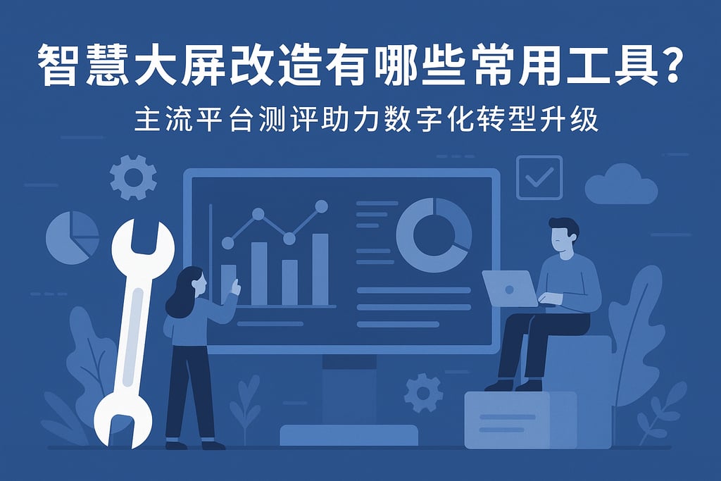 智慧大屏改造有哪些常用工具？主流平台测评助力数字化转型升级