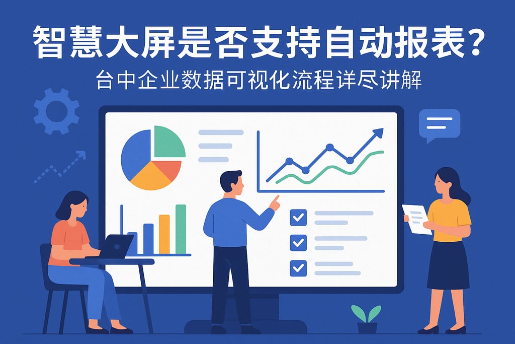 智慧大屏是否支持自动报表？台中企业数据可视化流程详尽讲解